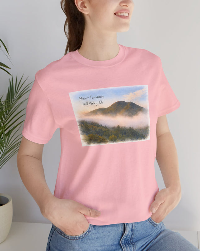 "Mount Tamalpais, Mill Valley, California" Unisex Jersey Short Sleeve Tee