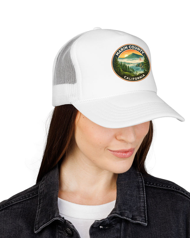 "Marin County, Above the Fog" Foam Trucker Hat