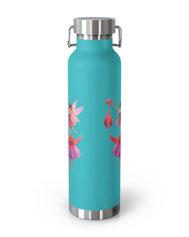 "Fuchsia Fairy" Copper Vacuum Insulated Bottle, 22oz