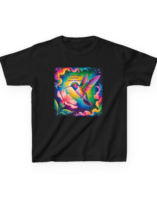 "My Life is Being Created in Every Moment" Kids Heavy Cotton Tee