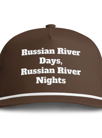 "Russian River Days, Russian River Nights" Sunwashed Rope Cap
