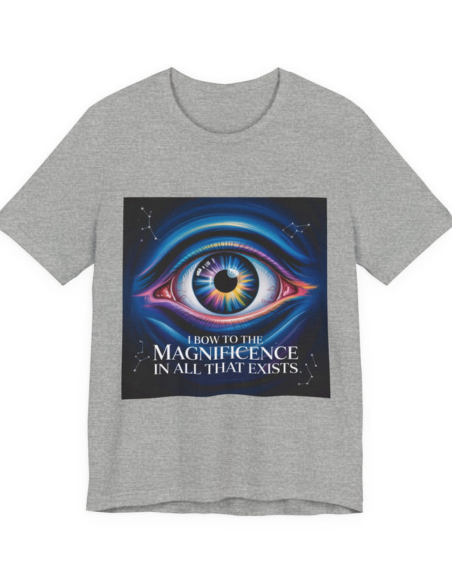 "I Bow to the Magnificence in all that Exists" Men's and Women's Jersey Short Sleeve Tee