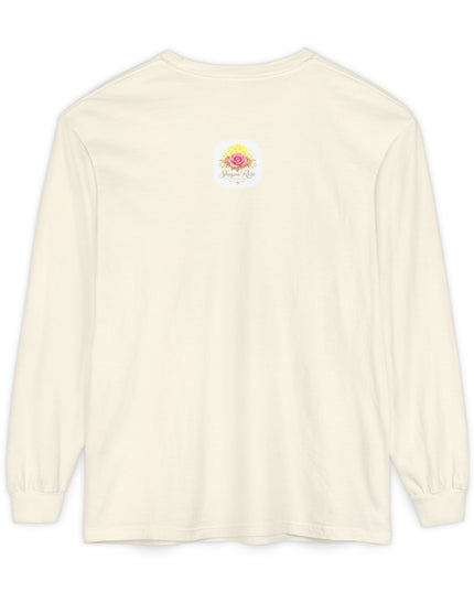 "Blessed and Beautiful" Unisex Garment-dyed Long Sleeve T-Shirt