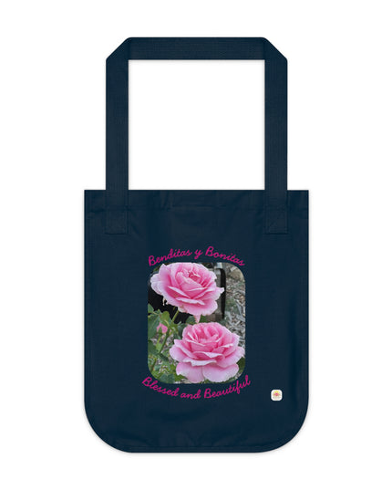 "Blessed and Beautiful" Organic Canvas Tote Bag
