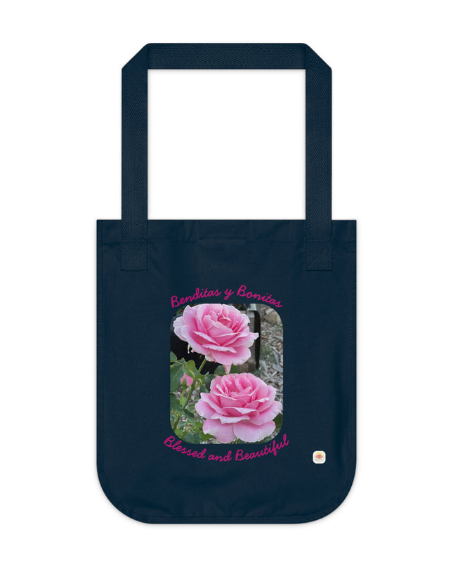 "Blessed and Beautiful" Organic Canvas Tote Bag