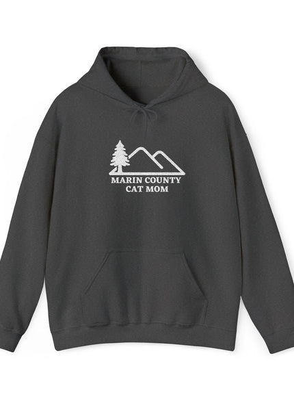 "Marin County Cat Mom" Unisex Heavy Blend Hooded Sweatshirt