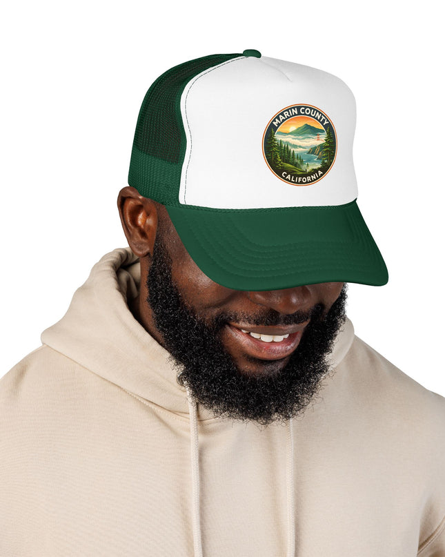 "Marin County, Above the Fog" Foam Trucker Hat