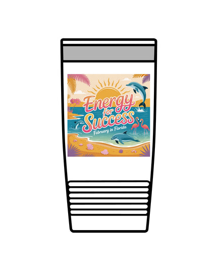 "February in Florida, Energy for Success" Insulated Tumbler, 20oz