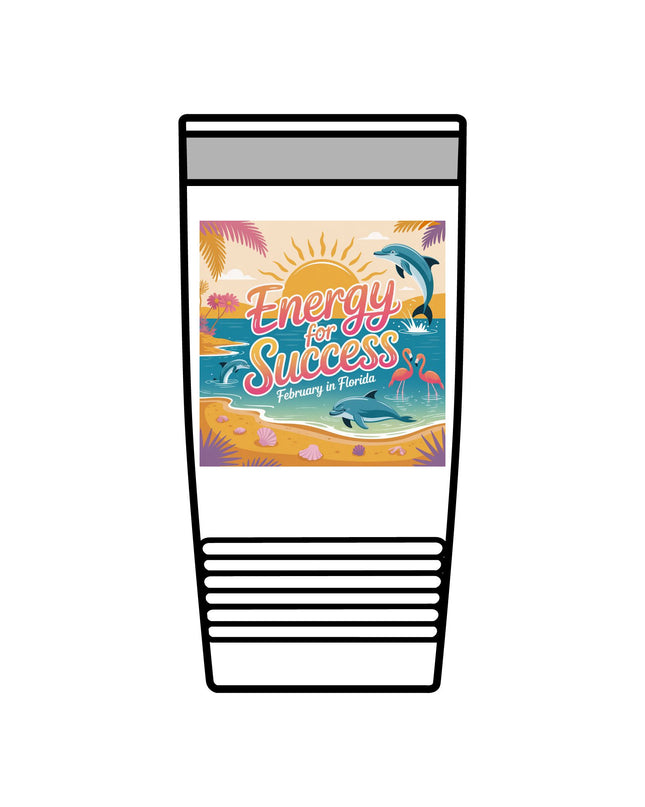 "February in Florida, Energy for Success" Insulated Tumbler, 20oz