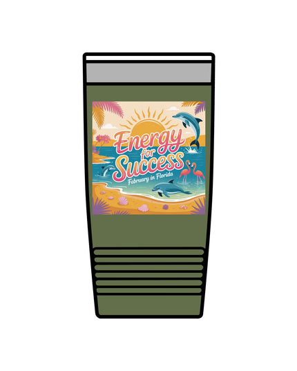"February in Florida, Energy for Success" Insulated Tumbler, 20oz