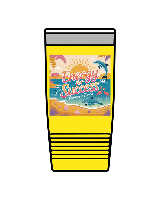 "February in Florida, Energy for Success" Insulated Tumbler, 20oz