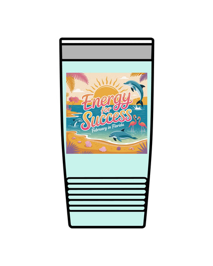 "February in Florida, Energy for Success" Insulated Tumbler, 20oz