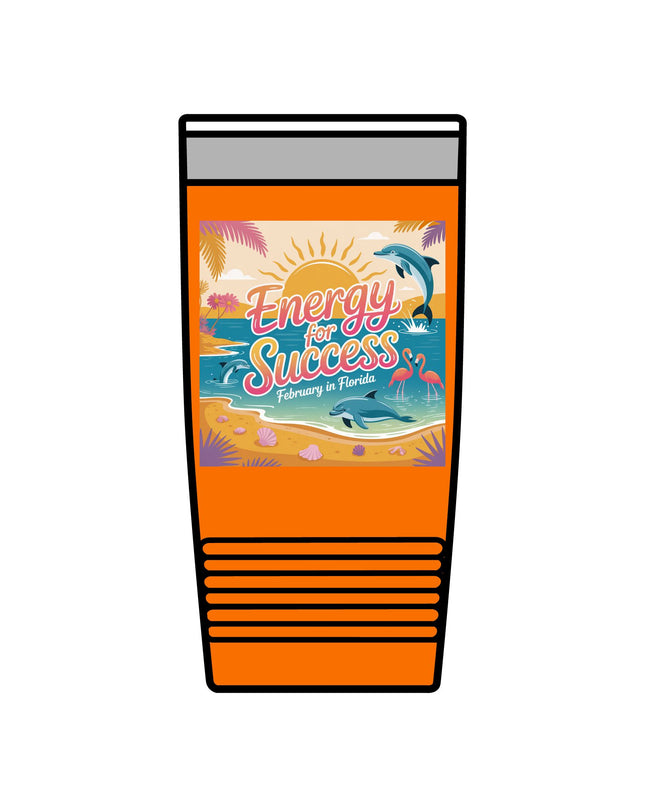 "February in Florida, Energy for Success" Insulated Tumbler, 20oz