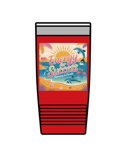 "February in Florida, Energy for Success" Insulated Tumbler, 20oz