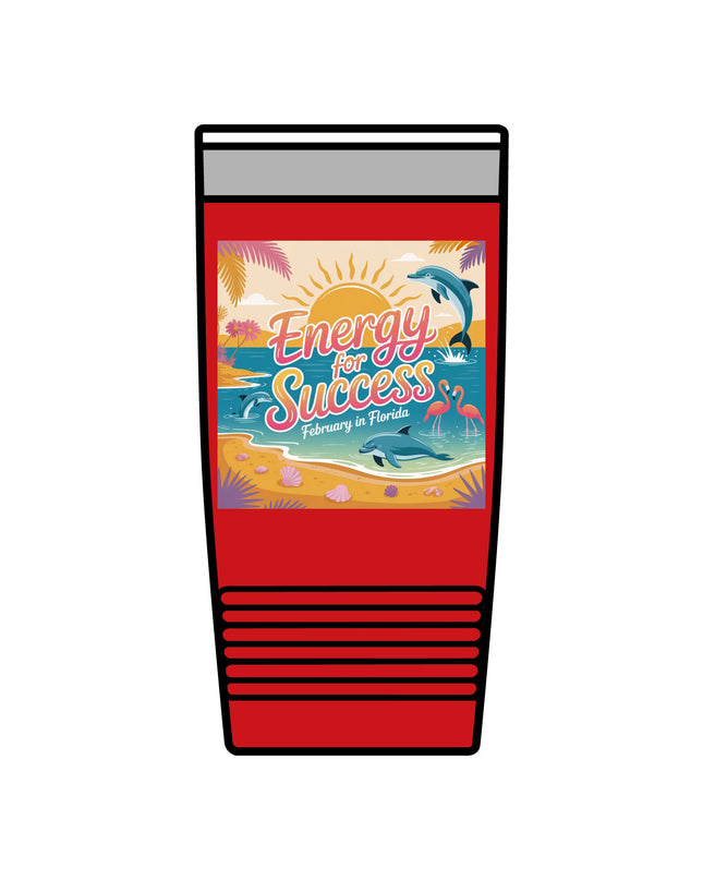 "February in Florida, Energy for Success" Insulated Tumbler, 20oz