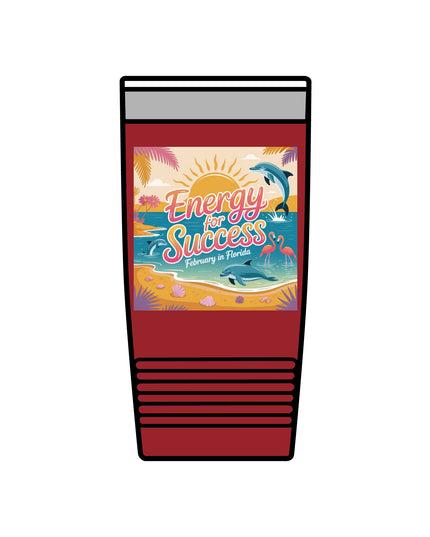 "February in Florida, Energy for Success" Insulated Tumbler, 20oz