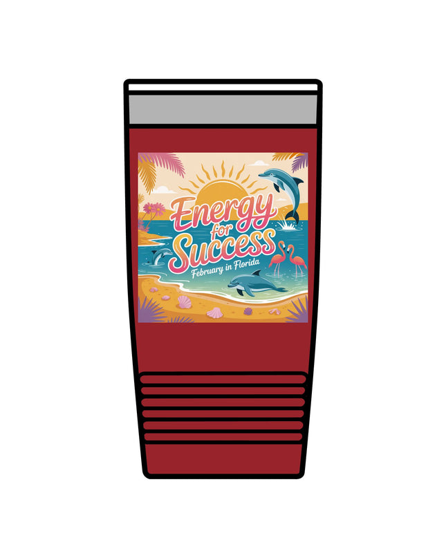 "February in Florida, Energy for Success" Insulated Tumbler, 20oz