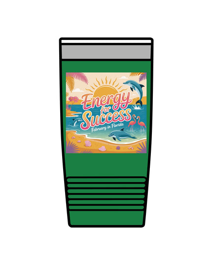 "February in Florida, Energy for Success" Insulated Tumbler, 20oz