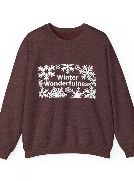 "Winter Wonderfulness" Unisex Adult Sweatshirt