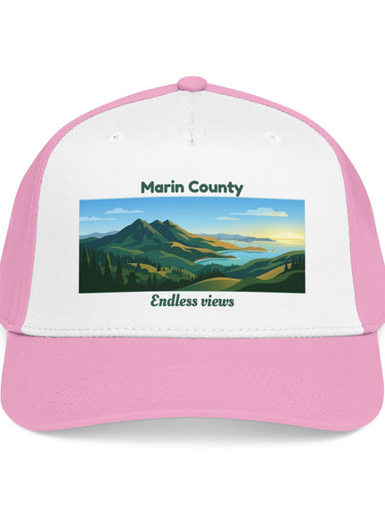 "Marin County - Endless Views" Mid Profile Baseball Cap