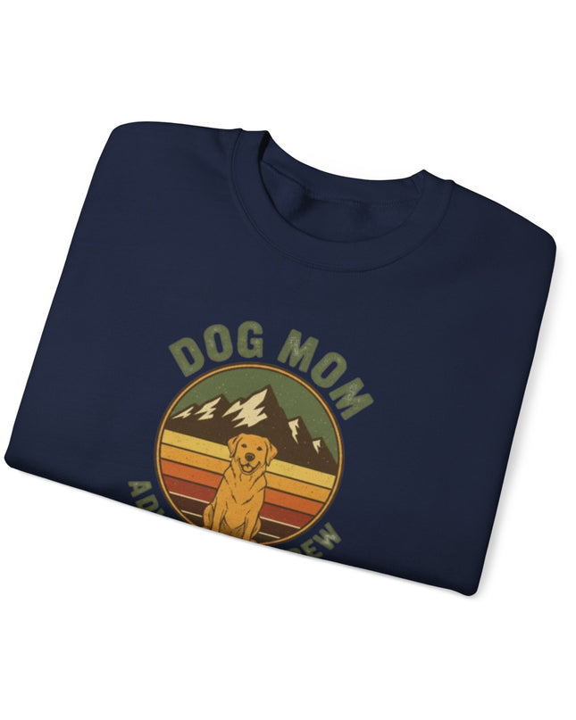 "Dog Mom Adventure Crew" Unisex Adult Sweatshirt