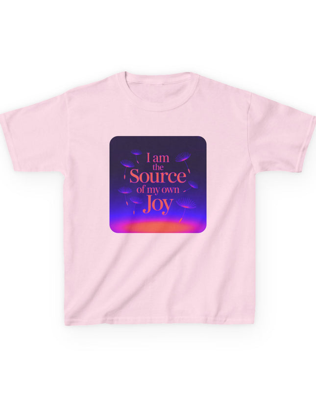 "I Am the Source of my Own Joy" Kids Heavy Cotton Tee