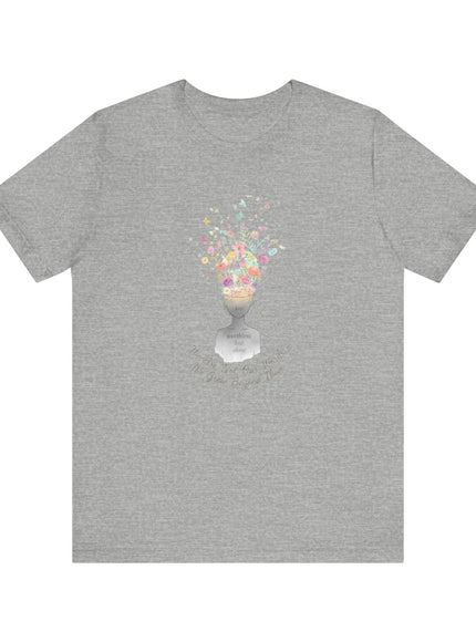 "We are not our words, we grow beyond them" Unisex Jersey Short Sleeve Tee