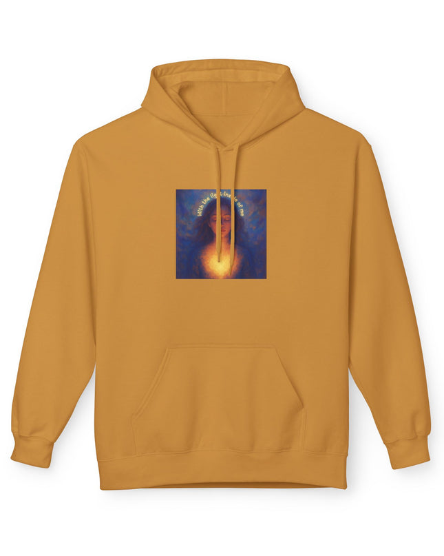 "With the Light Inside of Me" Unisex Midweight Softstyle Fleece Hoodie
