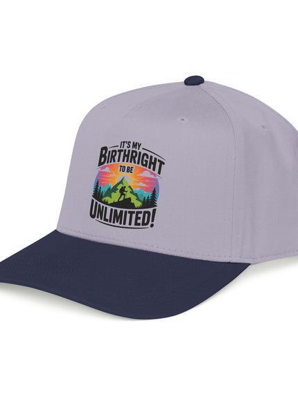 "It's my Birthright to be Unlimited" Mid Profile Baseball Cap