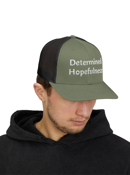 "Determined Helpfulness" Snapback Trucker Cap
