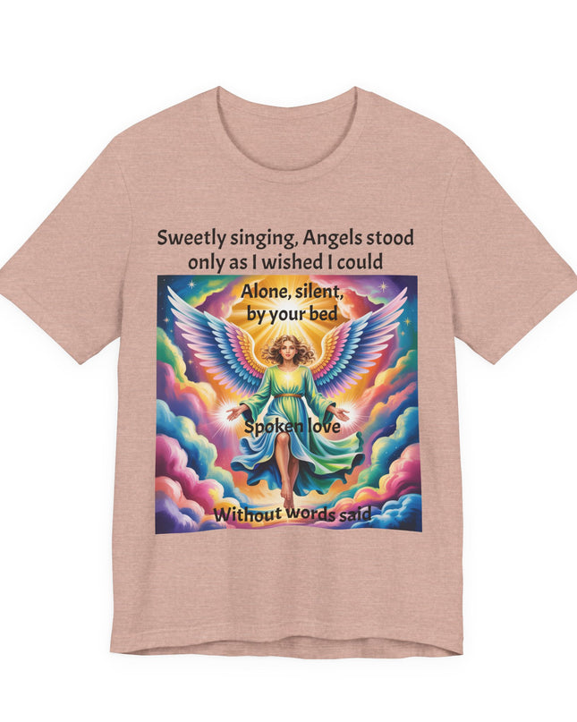 "Sweetly Singing, Angels Stood" Women's Soft Jersey Tee