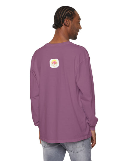 "Happy Valentine's Day" Unisex Garment-dyed Long Sleeve T-Shirt