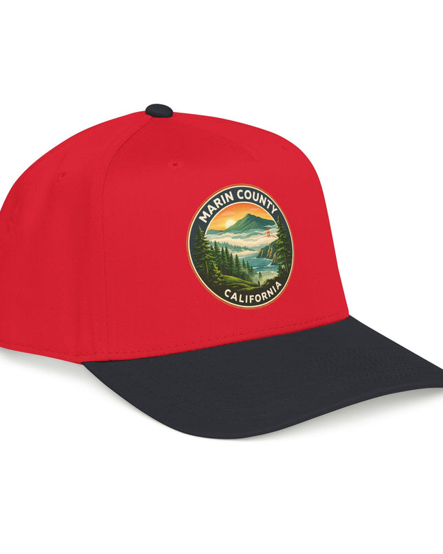"Marin County, Above the Fog" Mid Profile Baseball Cap