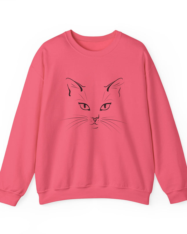 "Cat Face Sketch" Unisex Adult Sweatshirt