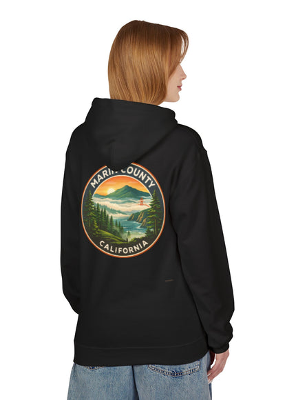 "Marin County, Above the Fog- no text" Unisex Midweight Softstyle Fleece Hoodie