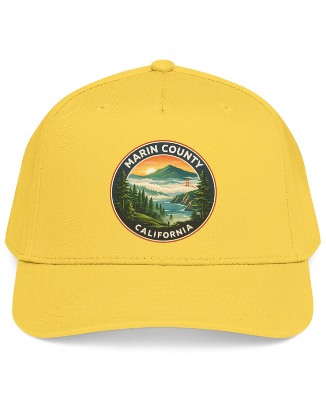 "Marin County, Above the Fog" Mid Profile Baseball Cap