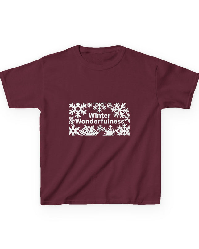 "Winter Wonderfulness" Kids Heavy Cotton Tee