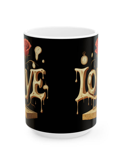 "Love - Salvador Dali Style" Ceramic Mug, (11oz, 15oz)