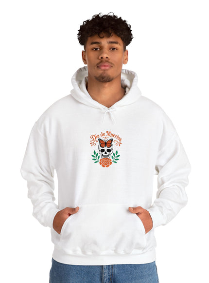 "Día de Muertos" Unisex Heavy Blend Hooded Embroidered Sweatshirt
