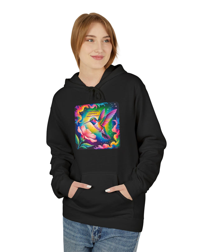 "My Life is Being Created in Every Moment" Unisex Midweight Softstyle Fleece Hoodie