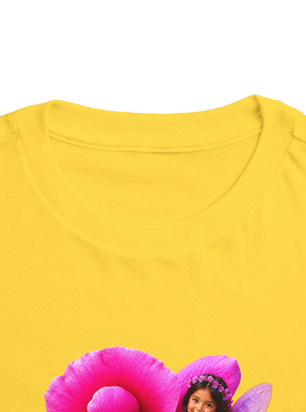 "Rose Fairy" Toddler Short Sleeve Tee