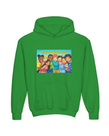 "Together We Are Loved" Youth Hooded Sweatshirt