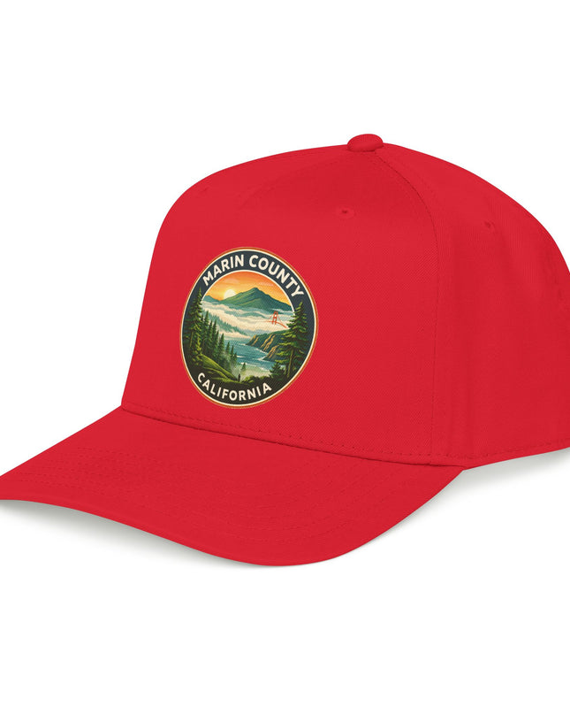 "Marin County, Above the Fog" Mid Profile Baseball Cap