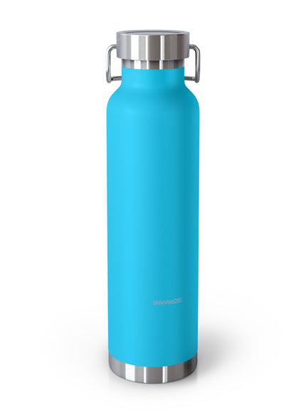 "She Saved Herself" Copper Vacuum Insulated Bottle, 22oz