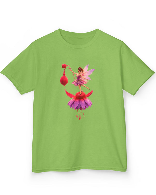 "Fuchsia Fairy" Kids Heavy Cotton Tee