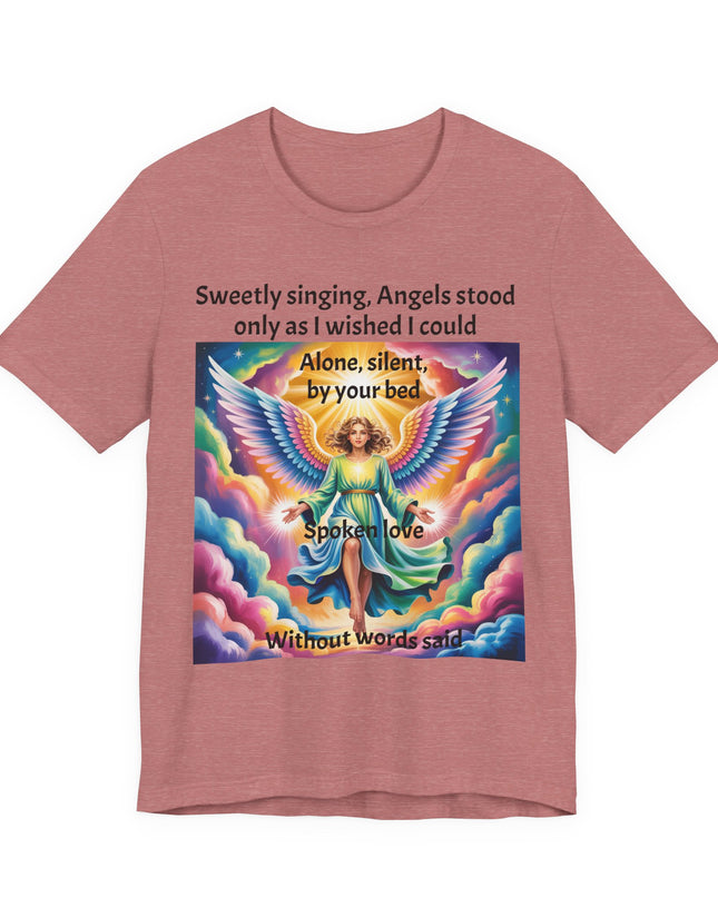 "Sweetly Singing, Angels Stood" Women's Soft Jersey Tee