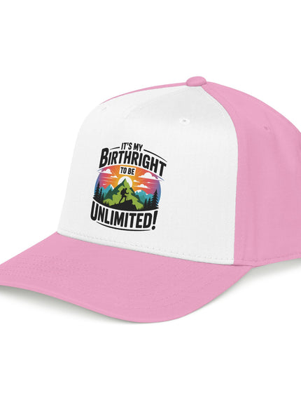 "It's my Birthright to be Unlimited" Mid Profile Baseball Cap
