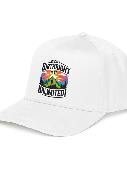"It's my Birthright to be Unlimited" Mid Profile Baseball Cap