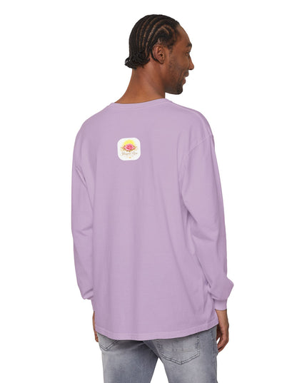 "Blessed and Beautiful" Unisex Garment-dyed Long Sleeve T-Shirt