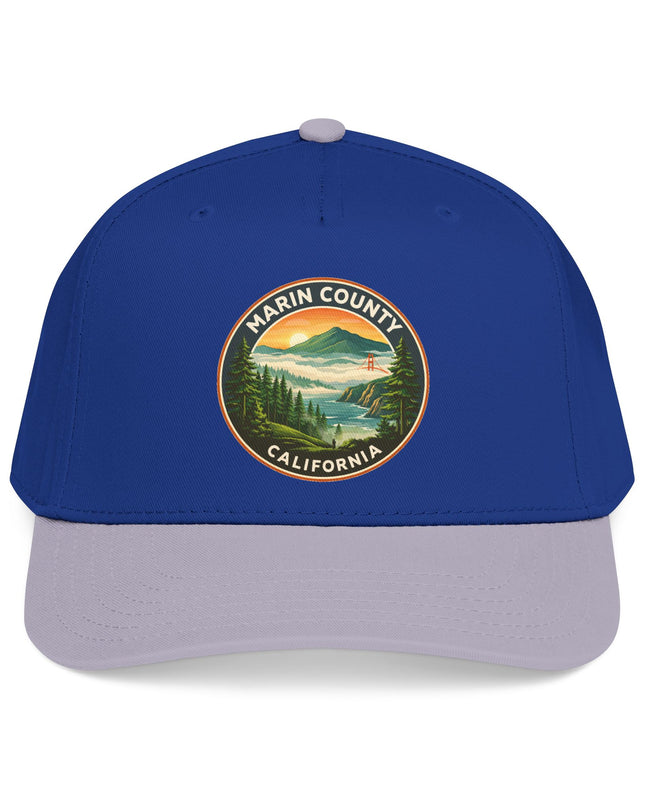 "Marin County, Above the Fog" Mid Profile Baseball Cap